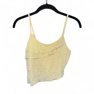 Yellow Lace Women's Top